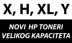 Cena tonera za štampače HP velikog kapaciteta - High Capacity, XL toner