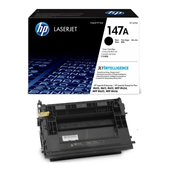 Toner W1470A W147A za HP LaserJet Enterprise M611, M612 series, Enterprise MFP M634, M635, M636 series bez čipa original