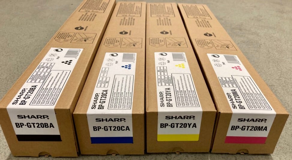 Toner ORIGINAL SHARP BP-GT20BB (BPGT20BB) crni za BP-10C20 BP-20C20 BP-20C25 10k