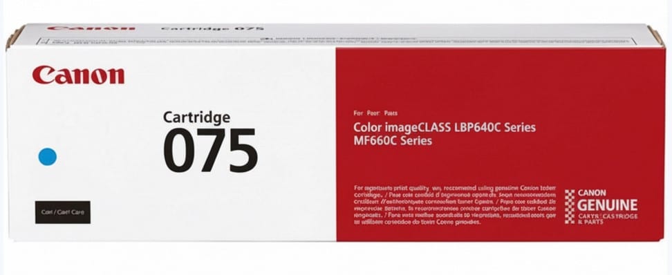 Toner original Canon CRG-075 plavi cyan za i-SENSYS MF664Cdw MF667Cdw LBP646Cdw LBP647Cdw