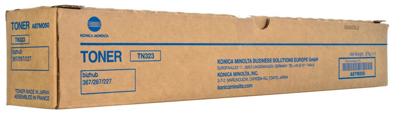 Toner originalni TN-323 BK crni (black) za Konica Minolta BizHub 227, BizHub 287, BizHub 287e, BizHub 367 23k A87M050
