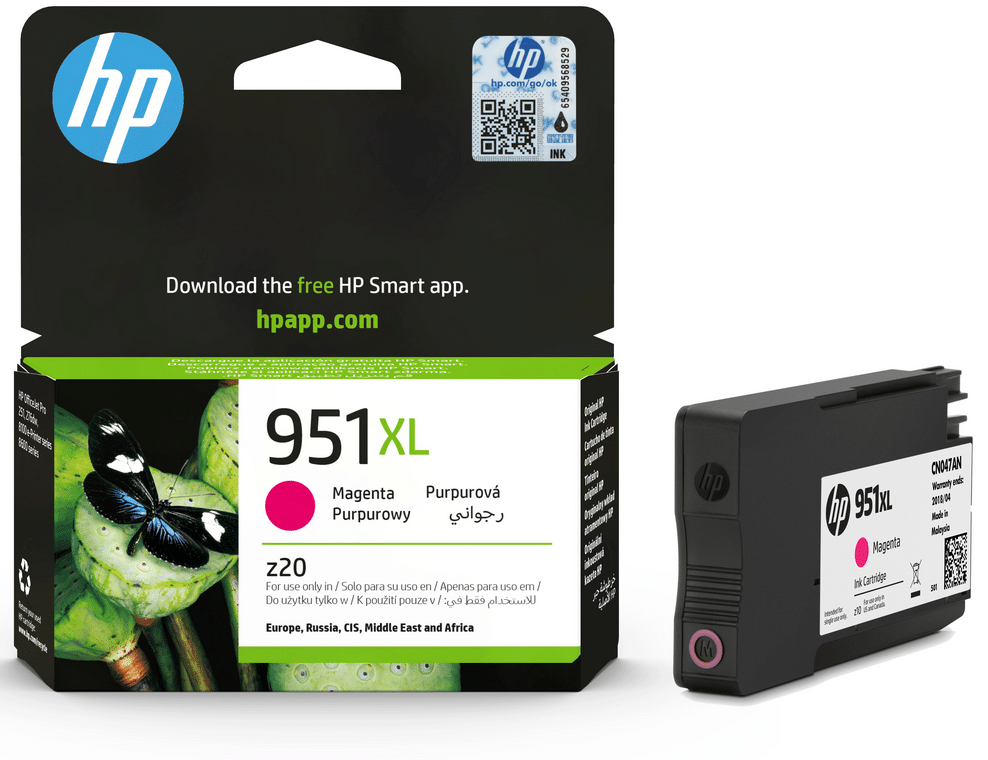 Ink-jet kertridž original HP 951XL CN047AN magenta ljubičasti za OfficeJet Pro 251dw, 276dw, 8100, 8600, 8610, 8615, 8616, 8620, 8620e, 8625