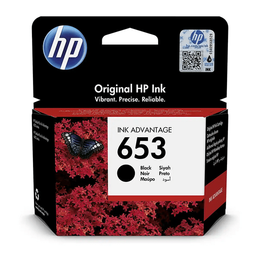 Ink-jet kertridž ORIGINAL 3YM75AE HP 653 BK crni za DeskJet Ink Advantage 2876, DeskJet Plus Ink Advantage 6075 6475